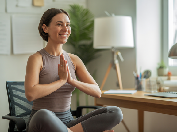 Yoga for Home Office: 10 Exercises to Boost Wellness