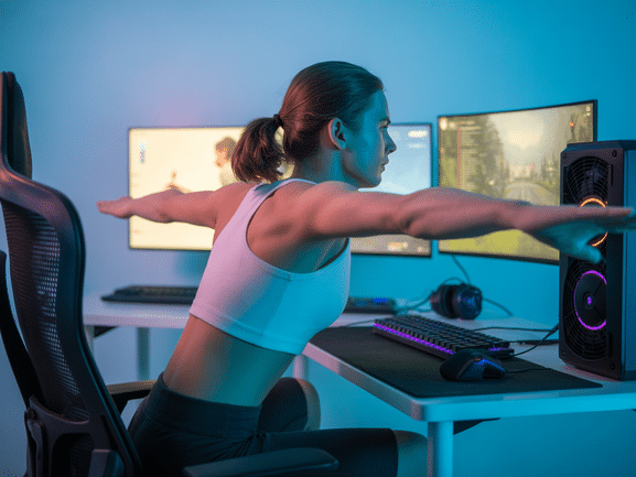 Yoga para Gamers: Guia para Performance e Bem-Estar em 2026