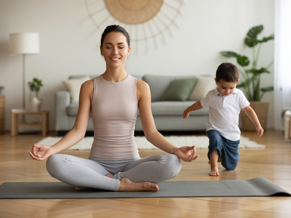 Yoga para Mães Solo: Guia de Bem-Estar em 10 Minutos