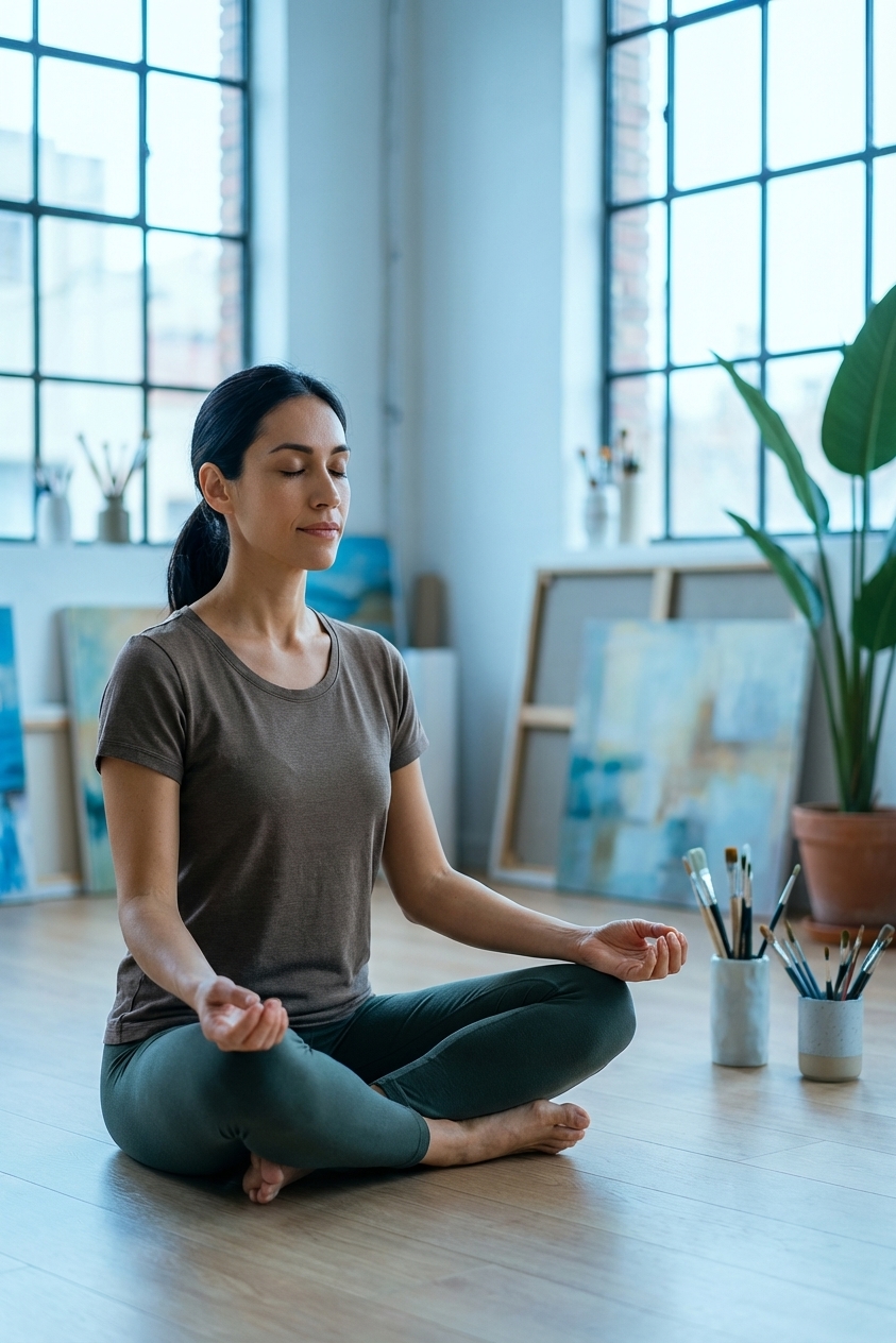 Meditação para Artistas: 7 Práticas de Mindfulness para Desbloquear Sua Criatividade