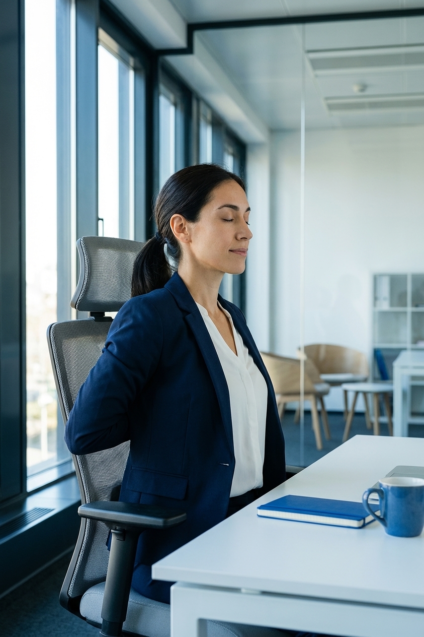Yoga para Executivas Estressadas: 5 Movimentos em 5 Minutos