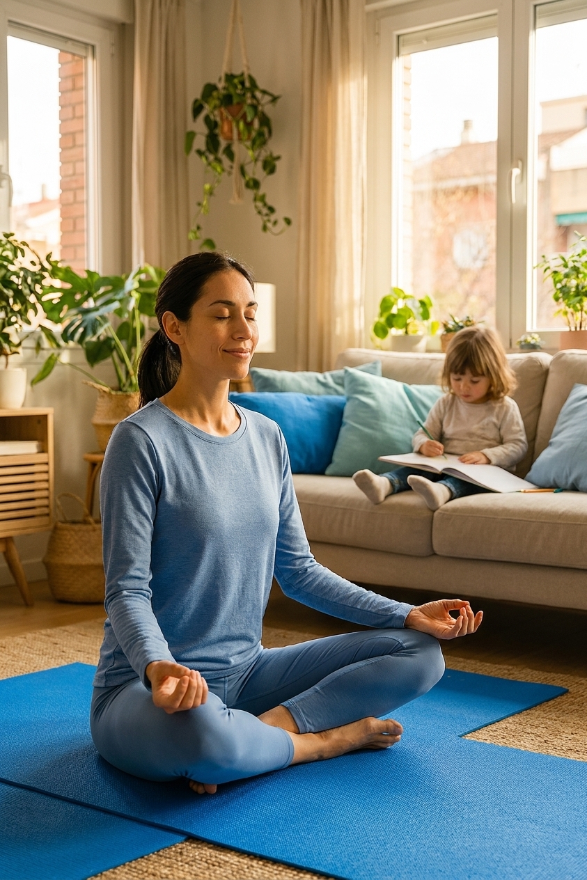 Desafio Vitalizen: 7 Dias de Yoga para Mães Solo (Reconexão)