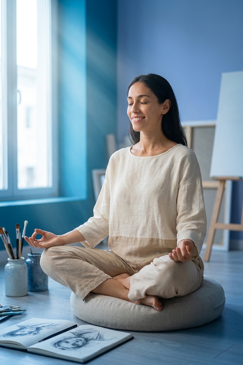 Desafios da Comunidade Criativa: Yoga e Meditação Desbloqueiam Inspiração